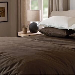 Parachute Dark Brown Duvet Cover Set